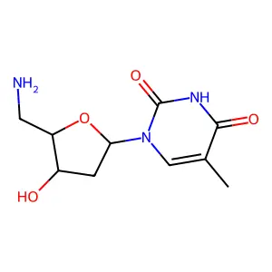 5'-Amino-5'-deoxythymidine structure