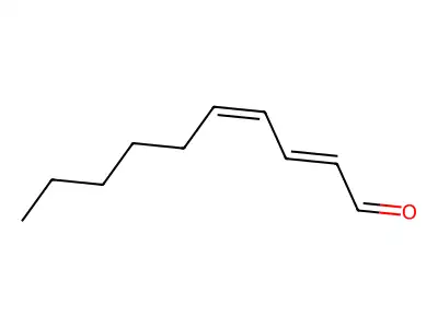 (E,E)-2,4-癸二烯醛 structure