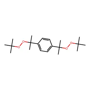 1,4-Bis(alpha-(t-butyldioxy)isopropyl)benzene structure