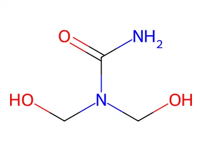 Bis(hydroxymethyl)urea structure