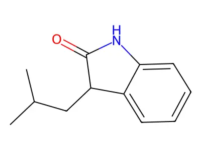 3-Isobutyl-2-oxindole structure