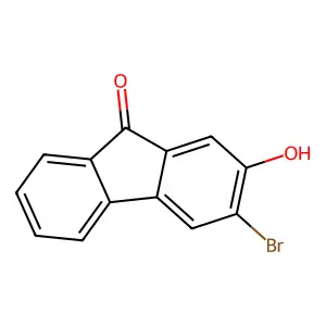 3-bromo-2-hydroxy-9H-fluoren-9-one structure