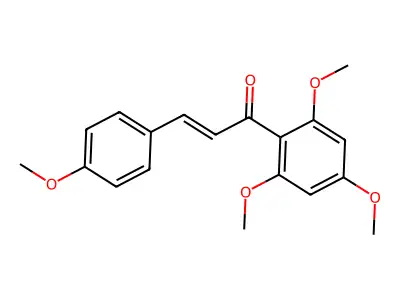 3-(4-Methoxyphenyl)-1-(2,4,6-trimethoxyphenyl)prop-2-en-1-one structure