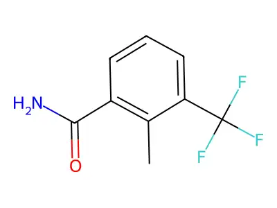 2-Methyl-3-(trifluoromethyl)benzamide structure