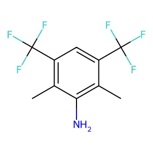 2,6-Dimethyl-3,5-bis(trifluoromethyl)aniline structure