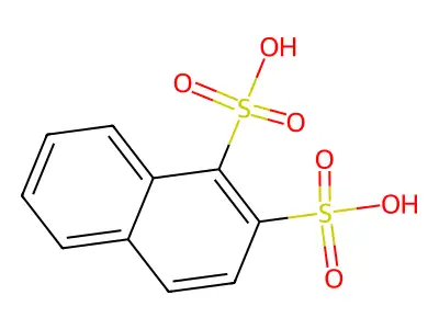 Naphthalenedisulfonic acid structure