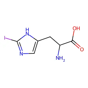 2-Iodohistidine structure