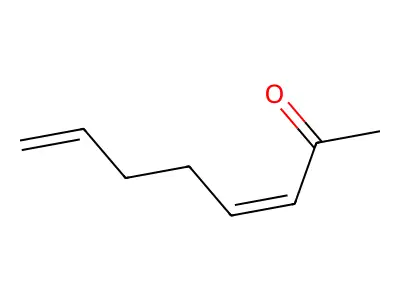 3,7-Octadien-2-one, (E)- structure