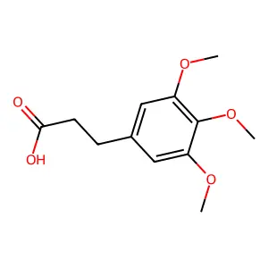 3,4,5-Trimethoxyhydrocinnamic acid structure