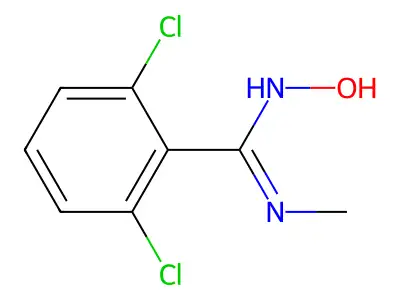 2,6-Dichloro-N-hydroxy-Na(2)-methylbenzenecarboximidamide structure