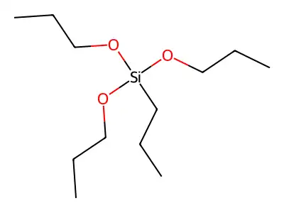 Tripropoxypropylsilane structure