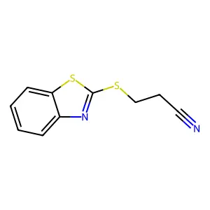 3-(2-Benzothiazolylthio)propionitrile structure