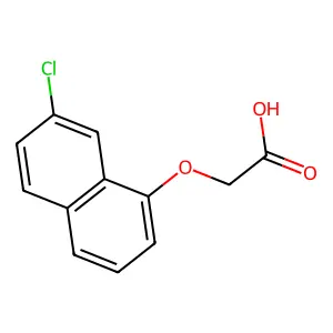 2-(7-Chloronaphthalen-1-yl)oxyacetic acid structure
