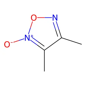 二甲基呋咱氧化物 structure