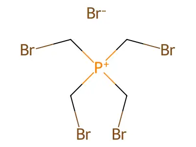 Tetrakis(bromomethyl)phosphanium structure