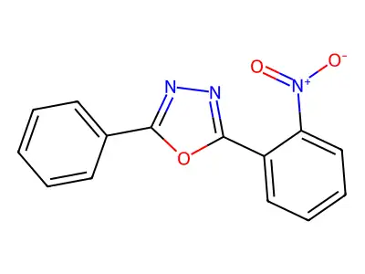 2-(2-Nitrophenyl)-5-phenyl-1,3,4-oxadiazole structure