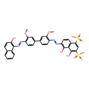 C.I. Direct Blue 22, disodium salt structure