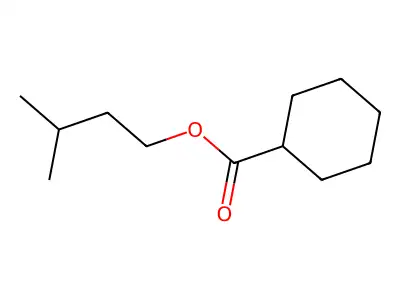 Isopentyl cyclohexanecarboxylate structure