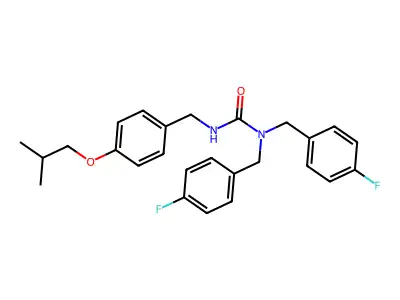 4-(4-Fluorobenzylamino)-1-methylpiperidine structure