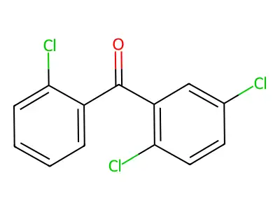 2,2',5-Trichlorobenzophenone structure