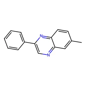 6-Methyl-2-phenylquinoxaline structure
