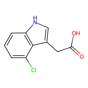 4-氯吲哚-3-乙酸 structure