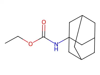ethyl N-(1-adamantyl)carbamate structure