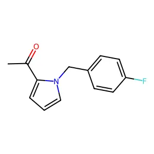 2-Acetyl-1-(4-fluorobenzyl)pyrrole structure