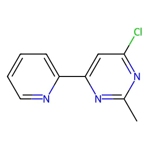4-Chloro-2-methyl-6-(pyridin-2-yl)pyrimidine structure