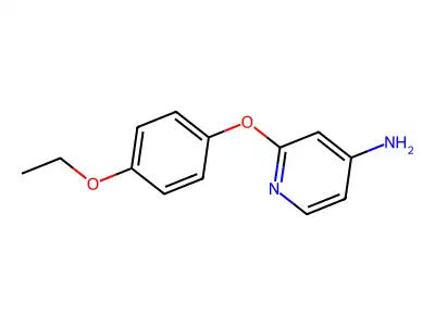 2-(4-Ethoxyphenoxy)pyridin-4-amine structure