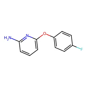 6-(4-Fluorophenoxy)-2-pyridinylamine structure