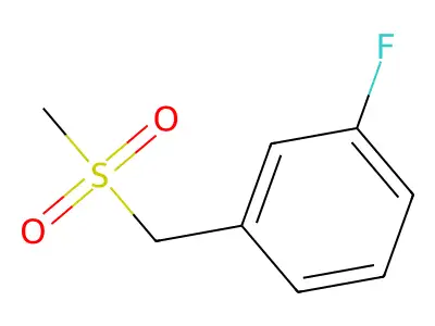 3-Fluorobenzylmethylsulfone structure