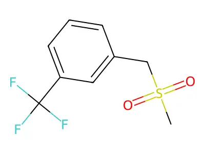 3-Trifluoromethylbenzylmethylsulfone structure