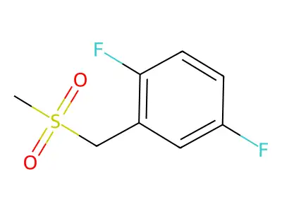 2,5-Difluorobenzylmethylsulfone structure