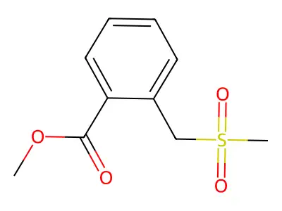 Methyl 2-(methanesulfonylmethyl)benzoate structure