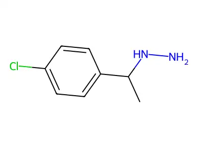 1-(1-(4-Chlorophenyl)ethyl)hydrazine structure