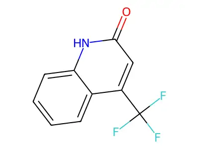 2-Hydroxy-4-(trifluoromethyl)quinoline structure