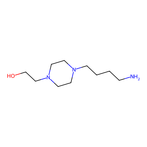 2-(4-(4-Aminobutyl)piperazin-1-yl)ethan-1-ol structure