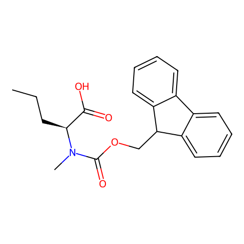 N-((9H-Fluoren-9-ylmethoxy)carbonyl)-N-methyl-L-norvaline structure