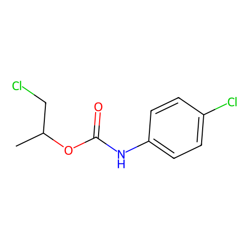 2-Chloro-1-methylethyl 4-chlorophenylcarbamate structure