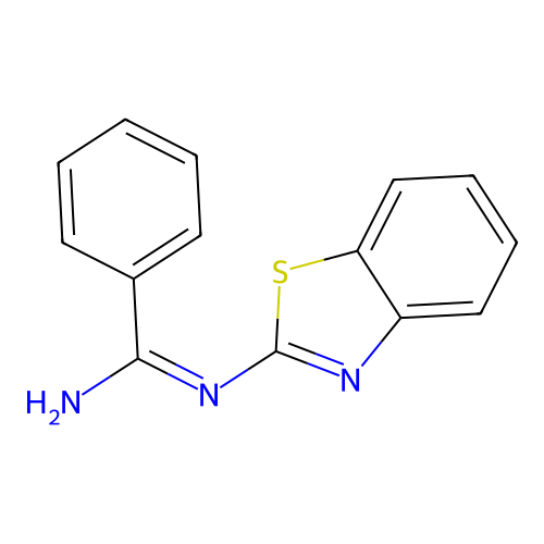 (e)-N'-(benzo[d]thiazol-2-yl)benzamidine structure