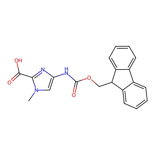 4-(Fmoc-amino)-1-methyl-1H-Imidazole-2-carboxylic Acid structure