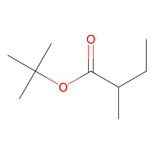 Tert-butyl 2-methylbutanoate structure