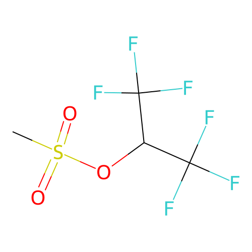 1,1,1,3,3,3-Hexafluoropropan-2-yl methanesulfonate structure