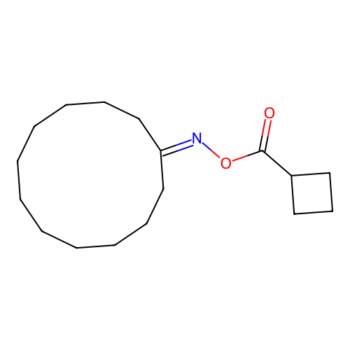 (Cyclododecylideneamino) cyclobutanecarboxylate structure