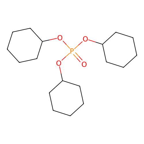 Tricyclohexyl phosphate structure