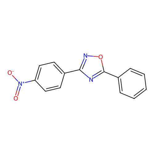 3-(4-Nitrophenyl)-5-phenyl-1,2,4-oxadiazole structure