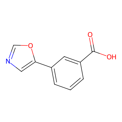 3-(1,3-Oxazol-5-yl)benzoic acid structure