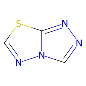 1,2,4-Triazolo(3,4-b)(1,3,4)thiadiazole structure