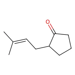 2-(3-Methyl-2-butenyl)cyclopentanone structure